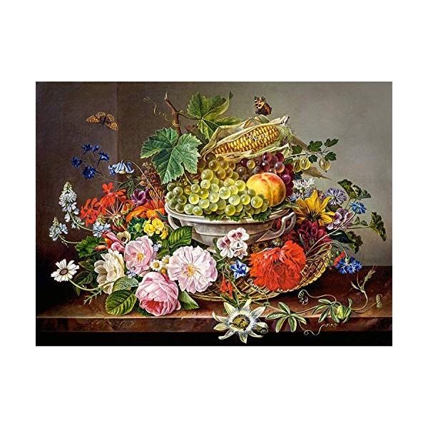 Castorland C-200658-2 Puzzle Still Life with Flowers and Fruit Basket 2000 pièces Multicolore