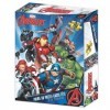 Superhéroes,Avengers-RD-RS263089 Does Not Apply Puzzle lenticulaire Marvel Avengers Personnages 200 pièces, 33032, Multicolor