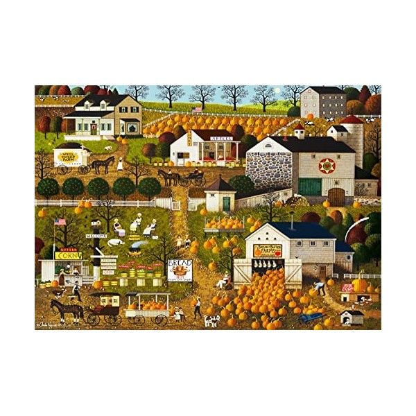 Buffalo Games - Charles Wysocki - Bread and Butter Farms - Puzzle de 300 grandes pièces