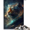 1000 Pièces Puzzles pour Adultes Nébuleuse Tigre Puzzles pour Enfants Puzzles en Carton Jeu de Puzzle Familial Taille 26x38c