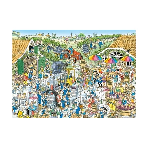 JUMBO- The Winery-1000 pièces Puzzle, 19095, Multicolore