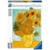Ravensburger- Puzzle 1000 Pièces Les Tournesols, Van Gogh Adulte, 15805, Multicolore Color