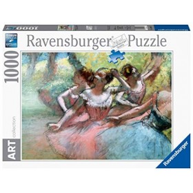 Ravensburger - Puzzle Adulte 1000 p - Quatre ballerines sur la scène - Edgar Degas - Art Collection - 14847