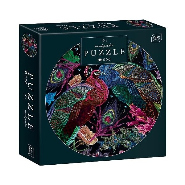 Interdruk- Puzzle, PUZ500RA1, Around The World No. 1, 63 cm Diameter 