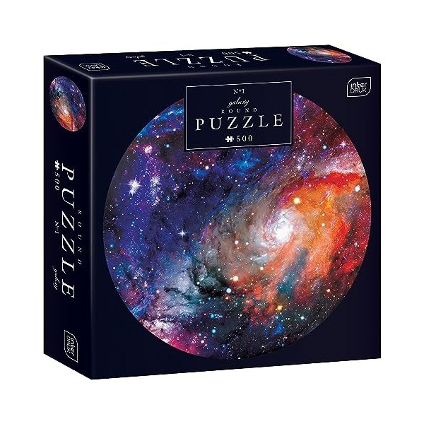 Interdruk- Puzzle, PUZ500RA1, Around The World No. 1, 63 cm Diameter 