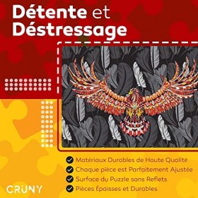 CRUNY Puzzle 1000 Pièces pour Adultes - Puzzle Adulte Zen pour Art et Décoration - Puzzle 1000 Pièces Adultes - Loisir Créati
