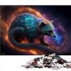 Puzzle de 1000 pièces Puzzle de Fleurs de cerf Arc-en-Ciel pour Adultes Puzzles en Carton Grand Cadeau pour Adultes （Taille 2