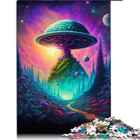 pour Adultes 1000 Pièces Weed Planet Puzzles pour Adultes Puzzles en Carton Puzzles pour Enfants Cadeaux Taille 26x38cm 