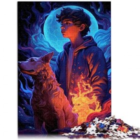 Puzzles Gardiens pour Adultes 1000 Puzzles en Carton recyclé pour Adultes Cadeaux 10,27 x 14,96 Pouces