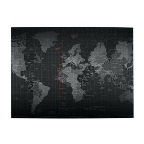 Puzzle en bois avec impression carte du monde noire - Puzzle amusant de 500 pièces pour adulte - Cadeau danniversaire