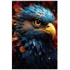 Puzzle en Bois pour Adultes 1000 pièces, pour Un Oiseau et des Fleurs dans Le Style de Couleur psychédélique,Puzzle Oiseau B