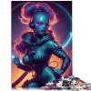 Puzzle de 1000 pièces pour Adultes Black Panther Fantasy en Carton recyclé pour Adultes et Enfants à partir de 12 Ans 10,27 x