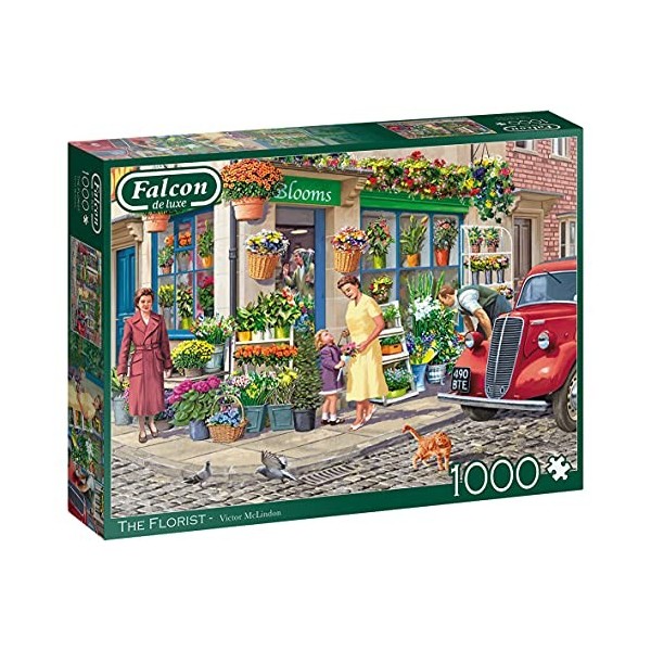 Jumbo-Le Fleuriste Puzzle, 11297, Multicolore