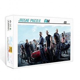 TTbaoz Mini 1000 pièces de Puzzle pour Adultes Fast & Furious Casual Casse-tête Puzzle 1000 pièces Puzzle pour Enfants Jeu de
