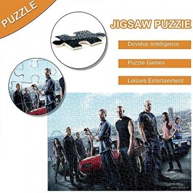 TTbaoz Mini 1000 pièces de Puzzle pour Adultes Fast &&nbsp;Furious Casual Casse-tête Puzzle 1000 pièces Puzzle pour Enfants Jeu de