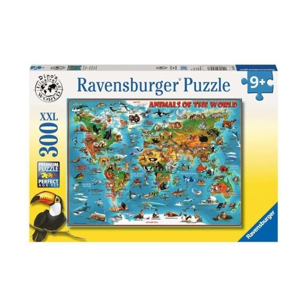Ravensburger- Animaux Autour du Monde 13257-Animaux Puzzle pour Enfants, 13257, Multicolore