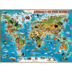 Ravensburger- Animaux Autour du Monde 13257-Animaux Puzzle pour Enfants, 13257, Multicolore
