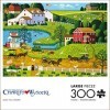 Buffalo Games - Charles Wysocki – Jolly Hill Farms – Puzzle de 300 pièces de grande taille