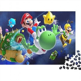 Puzzles Adultes 300 Pièces Super Mario Puzzles 300 Pièces Anime Films pour Adultes Enfants Activité Famille Puzzles Jeux Joue