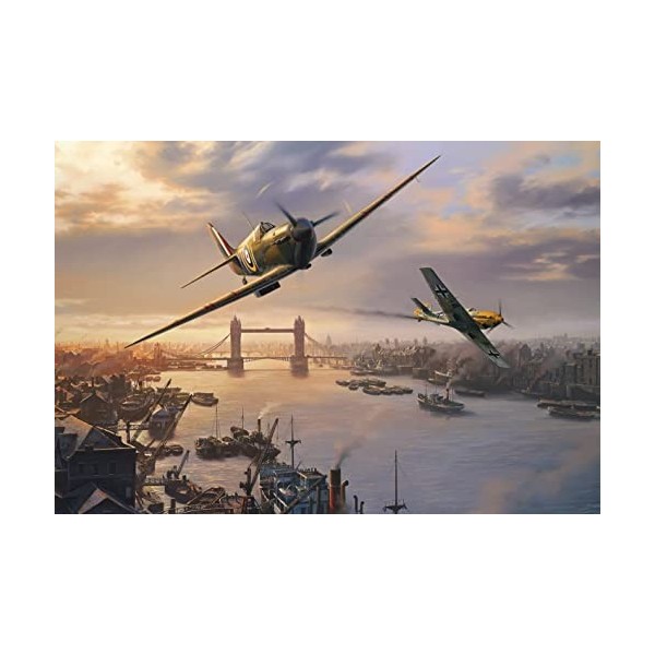 Gibsons Spitfire Skirmish Puzzle de 500 pièces | Puzzle Durable pour Adultes | Planche 100% recyclée de qualité supérieure | 