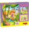 HABA 305916 Puzzles Princess Valerie- 3 Enchanting themes, 24 piece puzzle, Ages 4 years and up