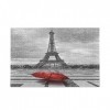 Mnsruu Paris Tour Eiffel Parapluie Puzzle Loisirs Créatifs Jeux 500 Pièces pour Adultes Enfants Cadeau