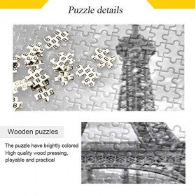 Mnsruu Paris Tour Eiffel Parapluie Puzzle Loisirs Créatifs Jeux 500 Pièces pour Adultes Enfants Cadeau