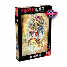 Anatolian Puzzle Dünyayı Gezen Çerkes Kızı 1500 Parça