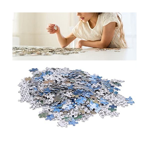 Puzzle, Exquis Sûr Mellow Unique 1000pcs Puzzle Adulte pour Adolescent pour Formation Logique pour Rassemblement de Famille