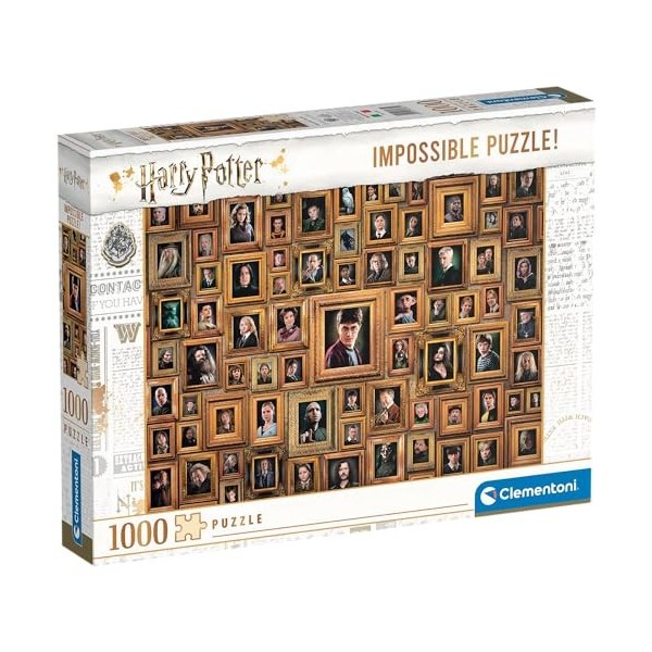 Clementoni Harry Potter-1000 pièces-puzzle adulte-fabriqué en Italie, 61881, Multicolore