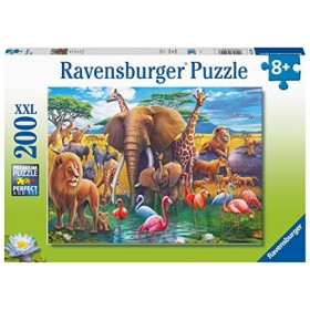 Ravensburger - Puzzle Enfant - Puzzle 200 p XXL - En plein safari - Dès 8 ans - 13292