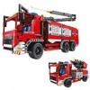 Think Gizmos TG901 Camion Pompiers Kit Jeux Construction – Construisez Votre Véhicule de Secours avec 1288 Pièces et Un Lance