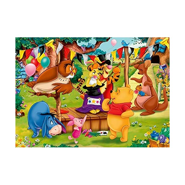 Ravensburger- Winnie The Pooh Puzzle de Sol géant ourson-60 pièces-pour Enfants de 4 Ans, 3086, Multicolore