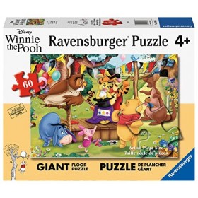 Ravensburger- Winnie The Pooh Puzzle de Sol géant ourson-60 pièces-pour Enfants de 4 Ans, 3086, Multicolore