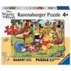 Ravensburger- Winnie The Pooh Puzzle de Sol géant ourson-60 pièces-pour Enfants de 4 Ans, 3086, Multicolore