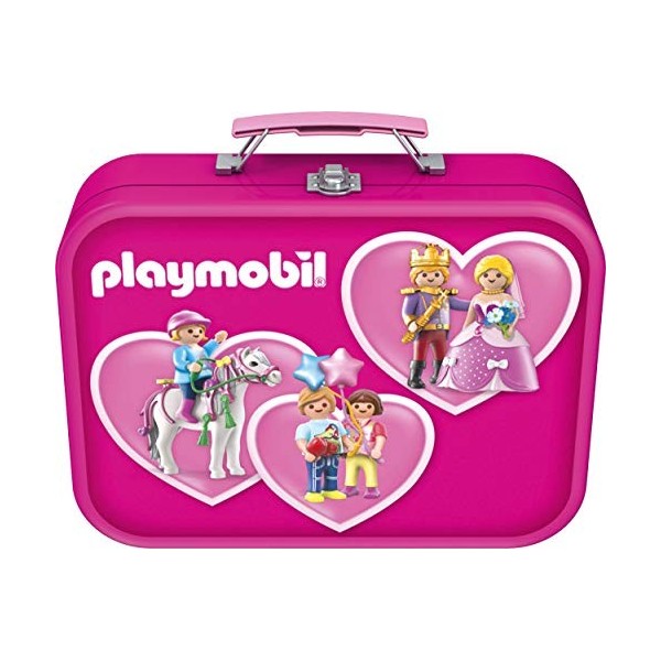 Schmidt Spiele - 56498 - Playmobil - Pink - Coffret de puzzles - 2 x 60 - 2 x 100 pièces
