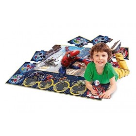 Clementoni Spiderman Sapientino Le Tapis géant Marvel Spider-Man – Puzzle Enfants 24 Maxi pièces avec Stylo interactif, Jeu é