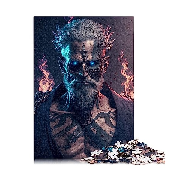 Puzzle 1000 pièces pour Adultes Hades Premium, Planche 100% recyclée pour samuser en Famille, 26 x 38 cm