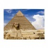 Pyramides dÉgypte - Puzzle en bois de 500 pièces - Cadeaux pour adultes, famille, mariage, remise de diplôme, version vertic
