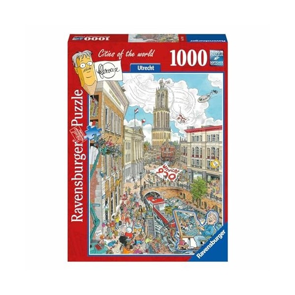 Ravensburger- Fleroux Utrecht Puzzle, 173037, Couleur : Noir, 0