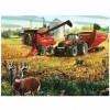 Puzzle | Tracteur cerf | Jeu de puzzle de 1000 pièces pour adultes et enfants