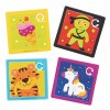 Baker Ross Jeux à Glisser Assortis Paquet de 8  - Mini Jouets pour Enfants & AX269 Puzzles À Glisser Monstres - Paquet De 6,