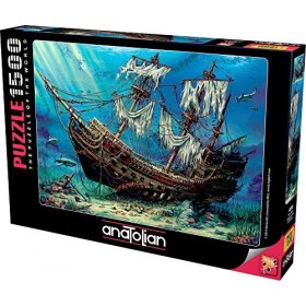 Anatolian Puzzle - 1500 Parça - Batık Gemi