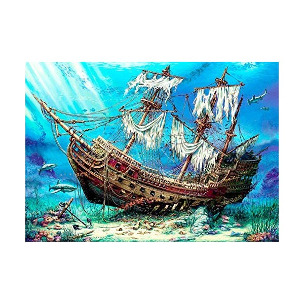 Anatolian Puzzle - 1500 Parça - Batık Gemi