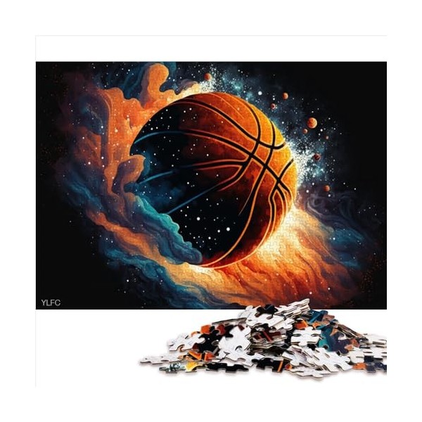 Puzzle 1000 pièces Basketball Sport Puzzles colorés Jeu de Puzzle en Carton Jouets pour Adultes Puzzles familiaux Cadeau Jeu 