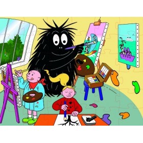 Dujardin - 62203 - Puzzle Barbouille - 36 Pièces - Peinture