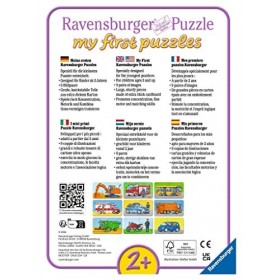 Ravensburger - 07332 - Mes Premiers Puzzles - Les Véhicules - 9 x 2 Pièces