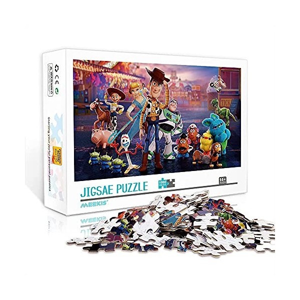 Puzzles pour Adultes 1000 pcs Toy Story 1000 Pièce Premium Jigsaw Puzzle Teenage Challenger Jeu Cadeau Jouets pour Adultes En