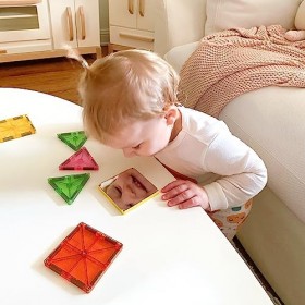 Magna-Tiles® Stardust 15&nbsp;pièces - Pièces magnétiques de Construction 3D