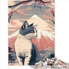 Puzzles pour Adultes, Japon Mont Fuji, Puzzles 1000 pièces pour Adultes, Puzzles en Carton pour Adultes et Enfants, Cadeaux d